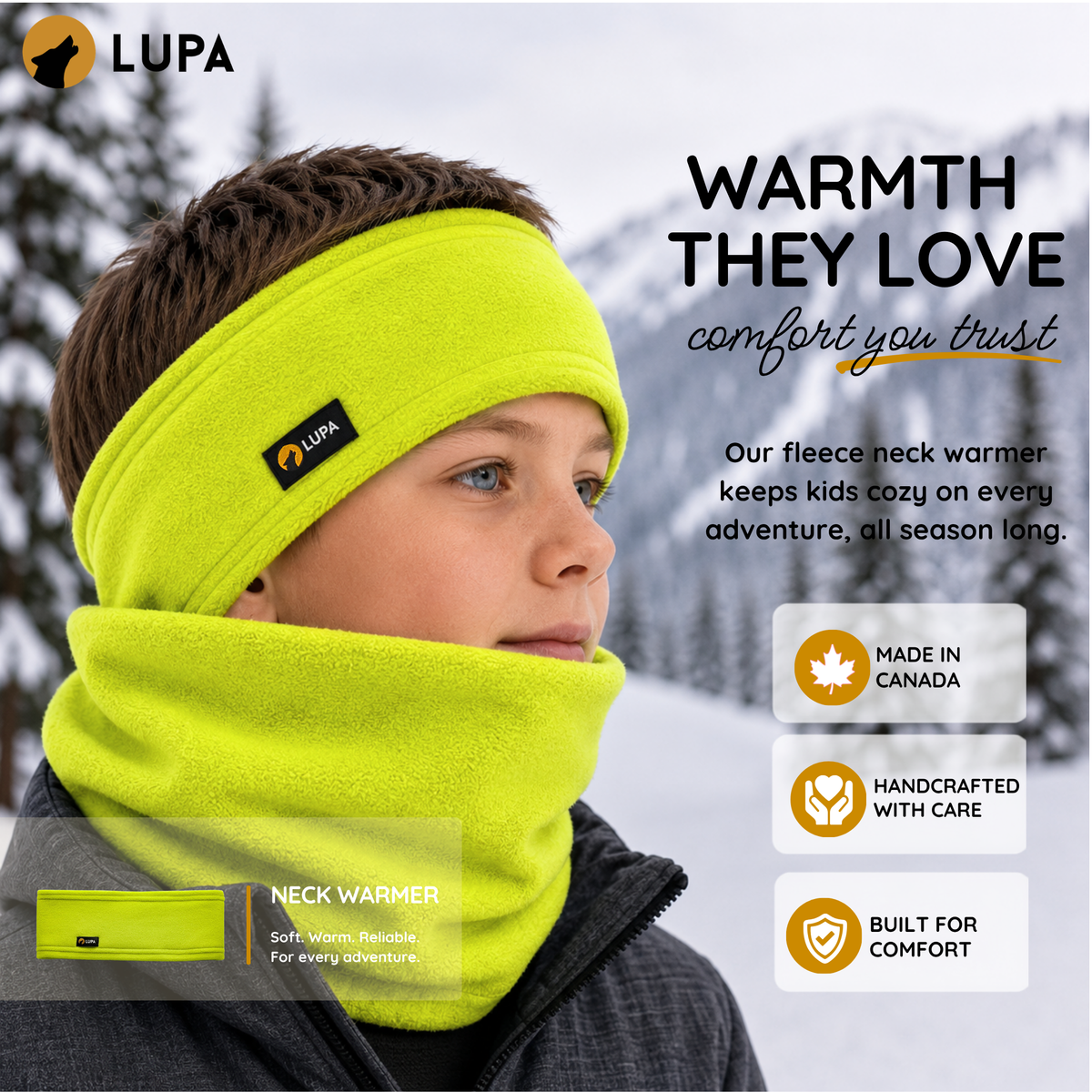 Kids Fleece Neck Warmer