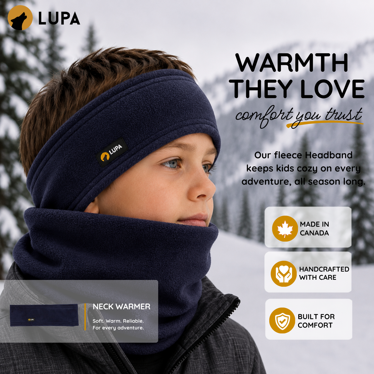 Kids Fleece Neck Warmer