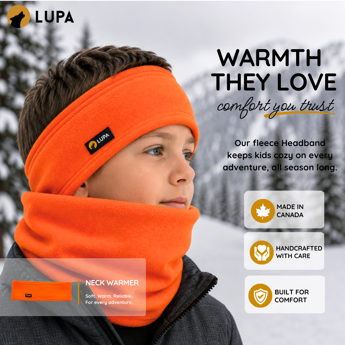 Kids Fleece Neck Warmer