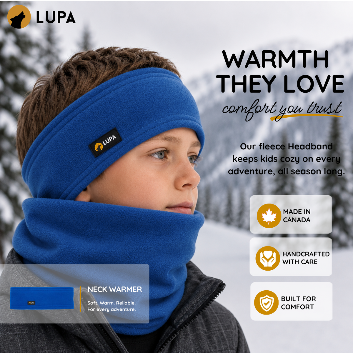 Kids Fleece Neck Warmer