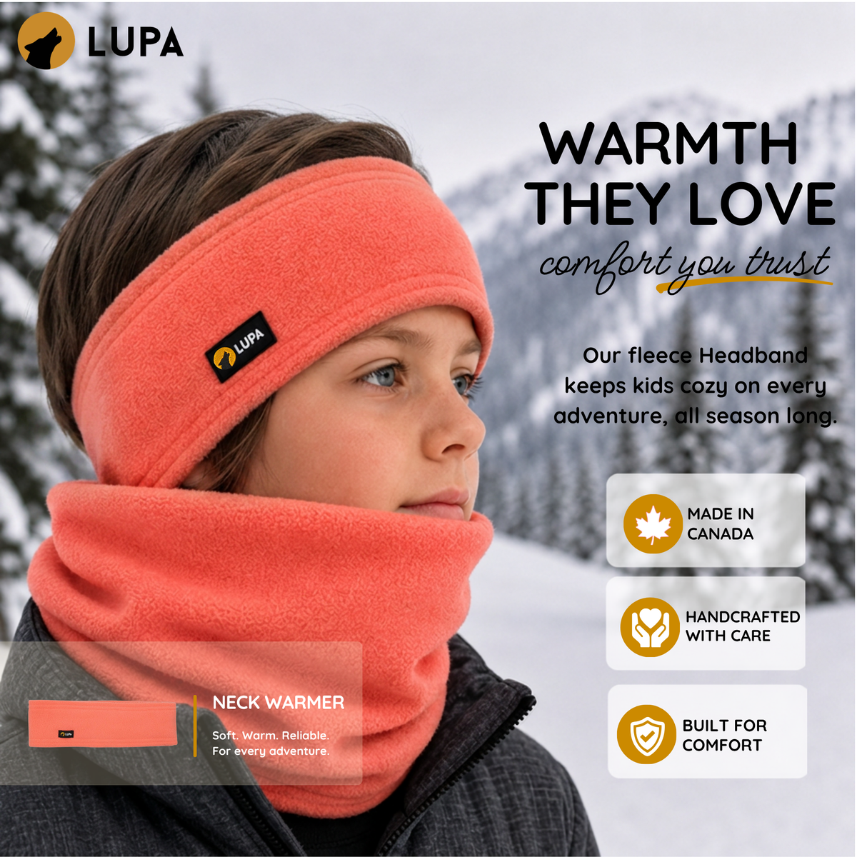 Kids Fleece Neck Warmer