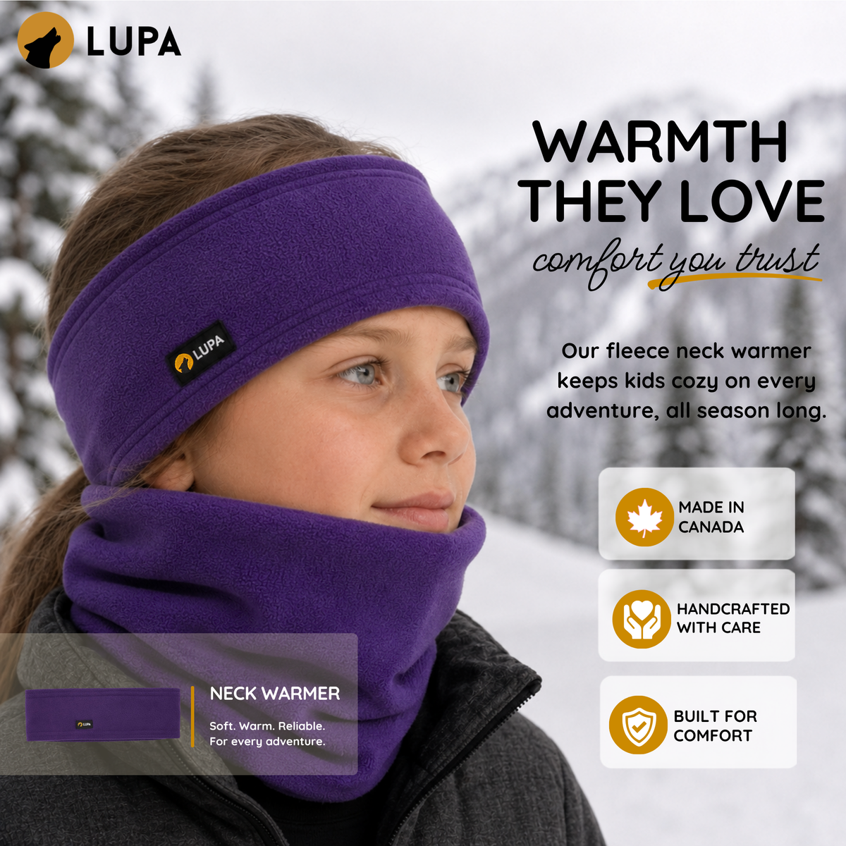 Kids Fleece Neck Warmer